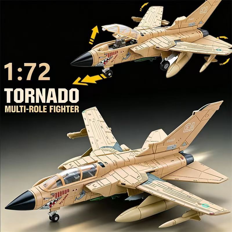 Model Kit Jet - 1/72 Tornado Multi-Role Gevechtsvliegtuig Jet Snelbouwmodelset