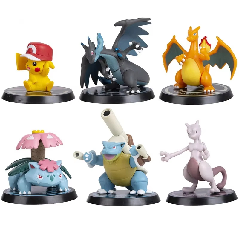Model Kit Kyogre - Pokemon 6 stks/set Anime Figuur Pikachu