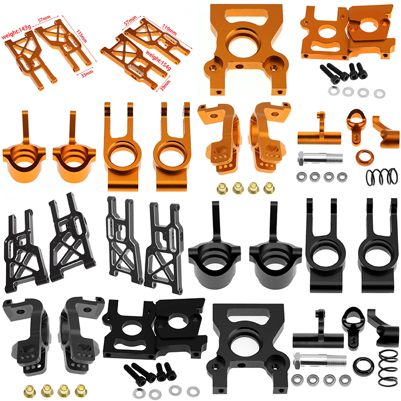 Model Kit Frame - DBX07 EX07 Accessoires - Fusee/C-hub/Achteras Seat/Steering