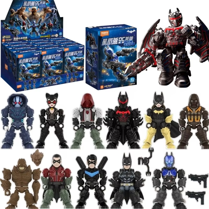 Model Kit Batman - Blokees Original Dc Hellbat Arkham Knight