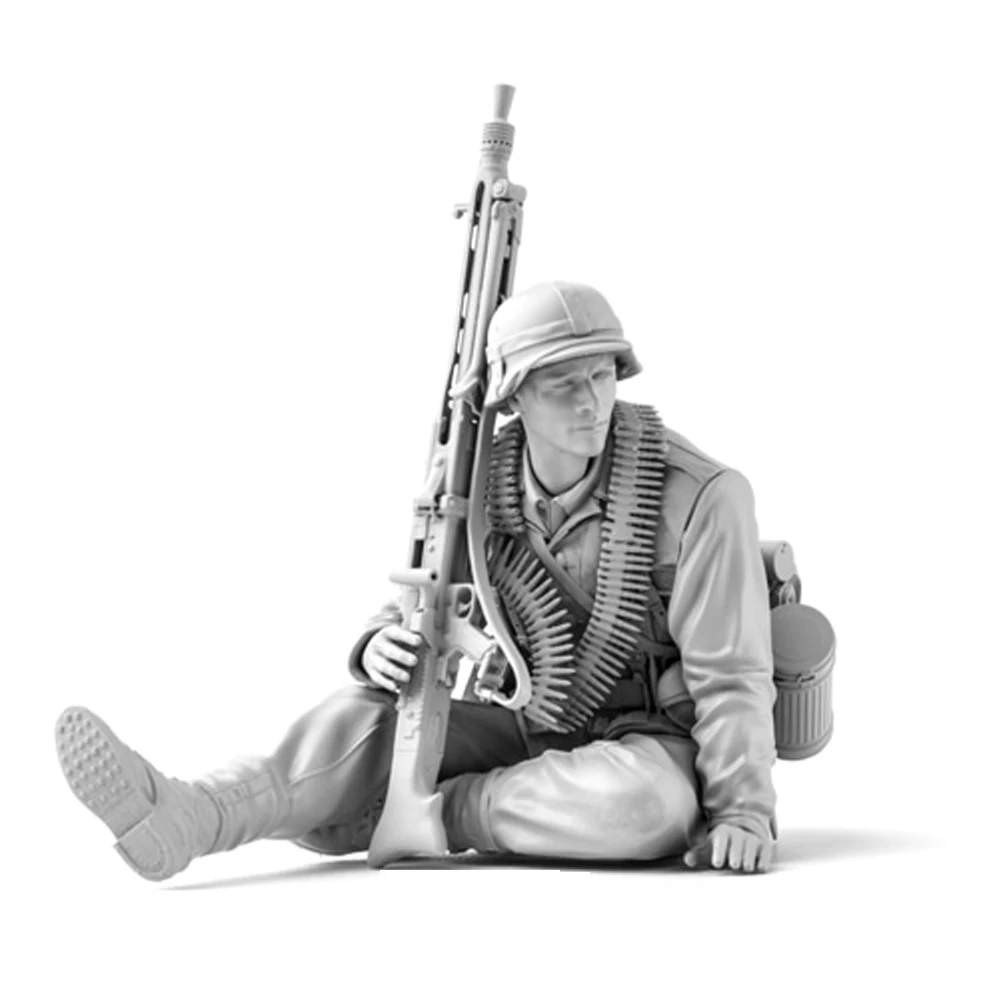 Model Kit Entry Grade - 1/16 Infanterie MG42 Gunner, GM, harsmodel