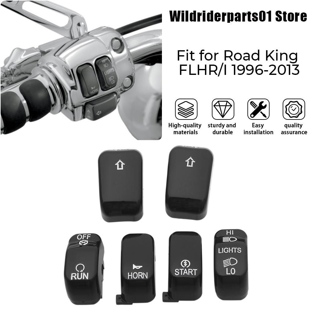 Model Kit Harley Davidson - Motorfiets Handbedieningsschakelaar Caps Knop Covers Kit