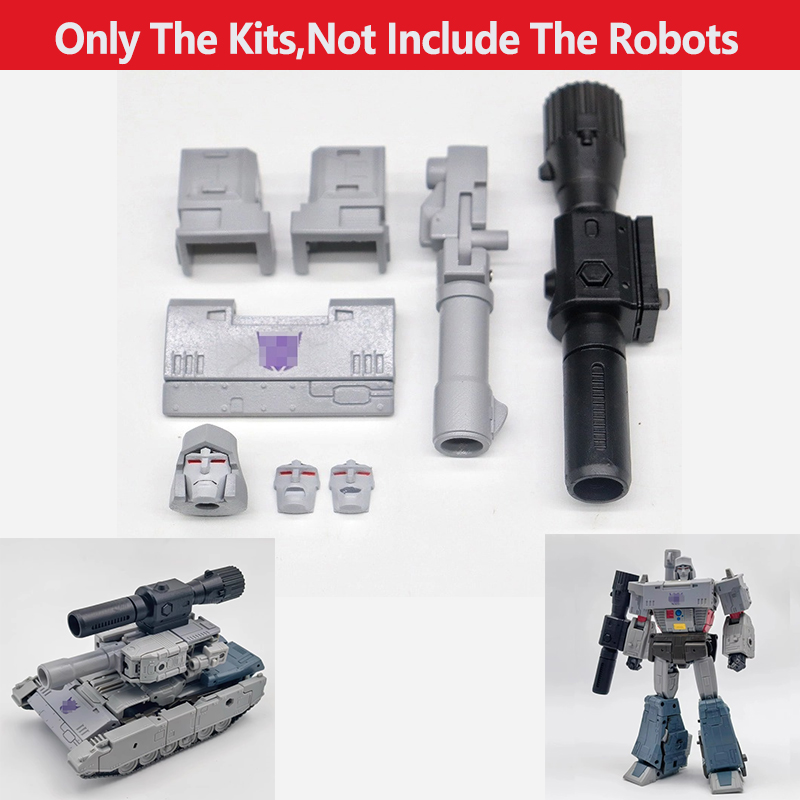Model Kit Robot - Armkanon, tankkanon, vervangend hoofd, schouderpantser en