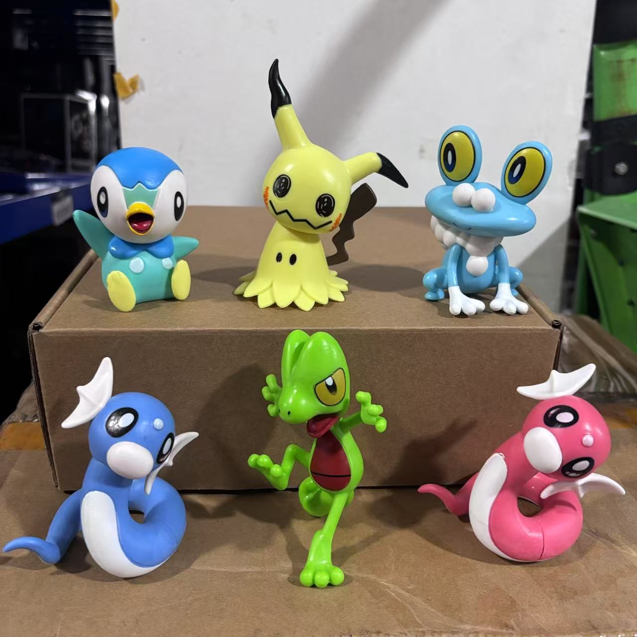 Model Kit Kyogre - 6 stks/set Pokemon Dratini mimikyu Figuur