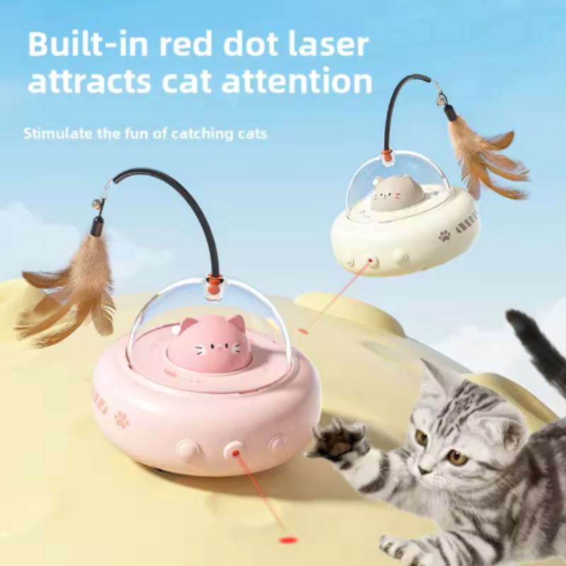 Model Kit Ufo - Elektrisch UFO Smart Teaser Katten Speeltje