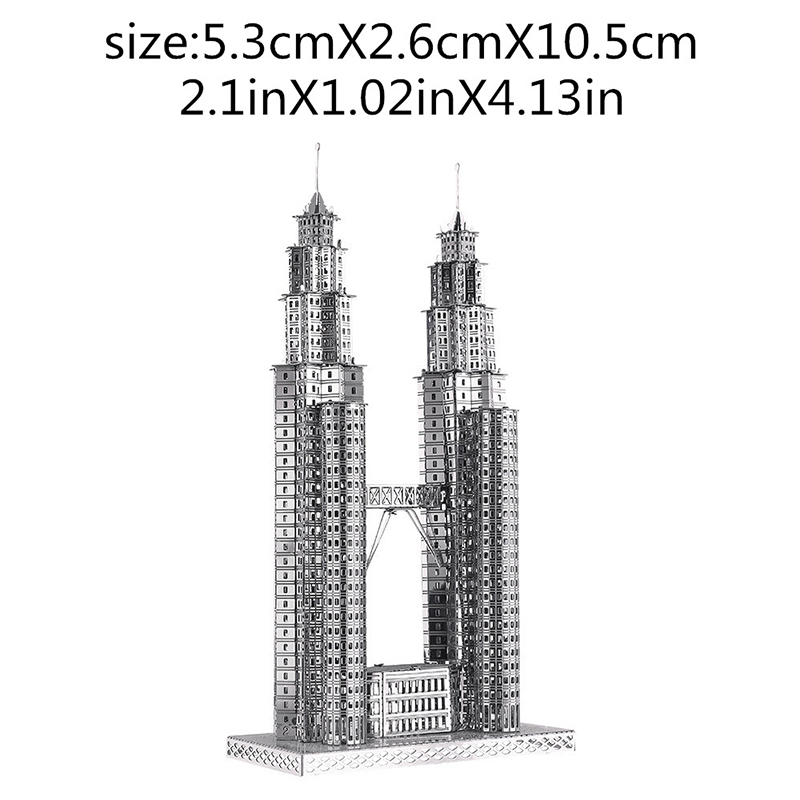 Twin Towers 3d Metalen Puzzels - Model Kit Mecha recensie en prijs