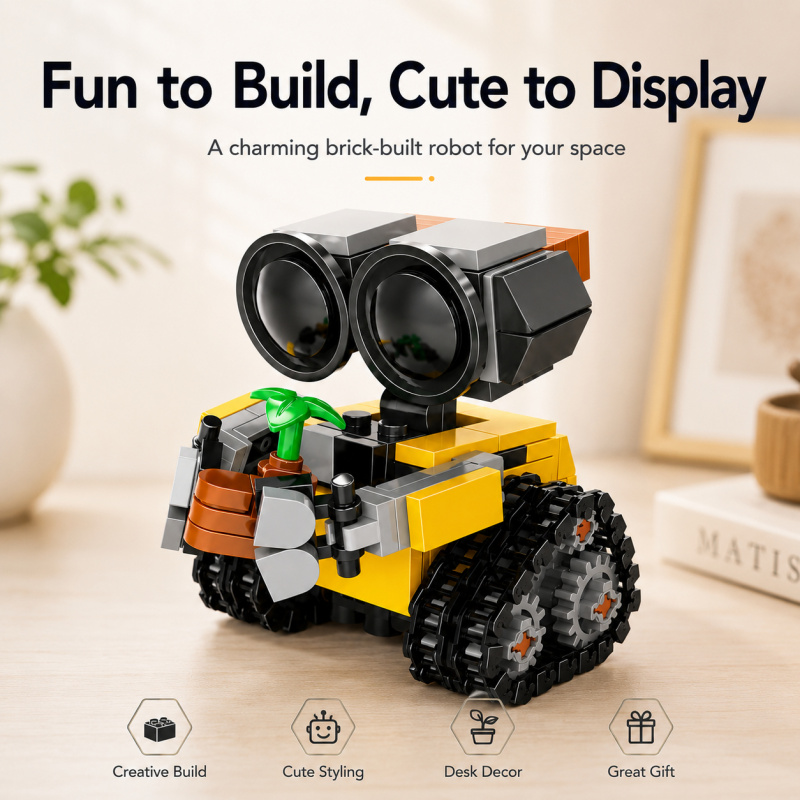 Mini Robot Bouwstenenset, Scha - Model Kit Robot recensie en prijs