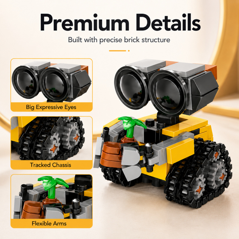 Mini Robot Bouwstenenset, Scha - Model Kit Robot recensie en prijs