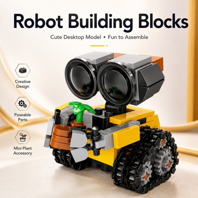Mini Robot Bouwstenenset, Scha - Model Kit Robot recensie en prijs