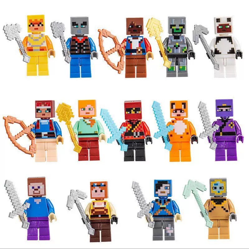 30/60 stuks Cartoon Minecraft  - Model Kit Gundam Bandai recensie en prijs